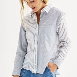 Women's Sonoma Oversized Boyfriend Shirt - XL Petite